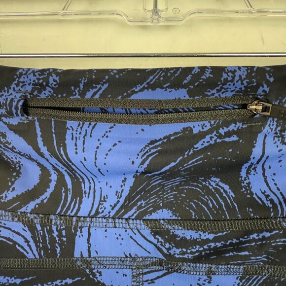 Sweaty Betty Zero Gravity Full Length Leggings Blue Swirl Size 14 - Picture 12 of 13